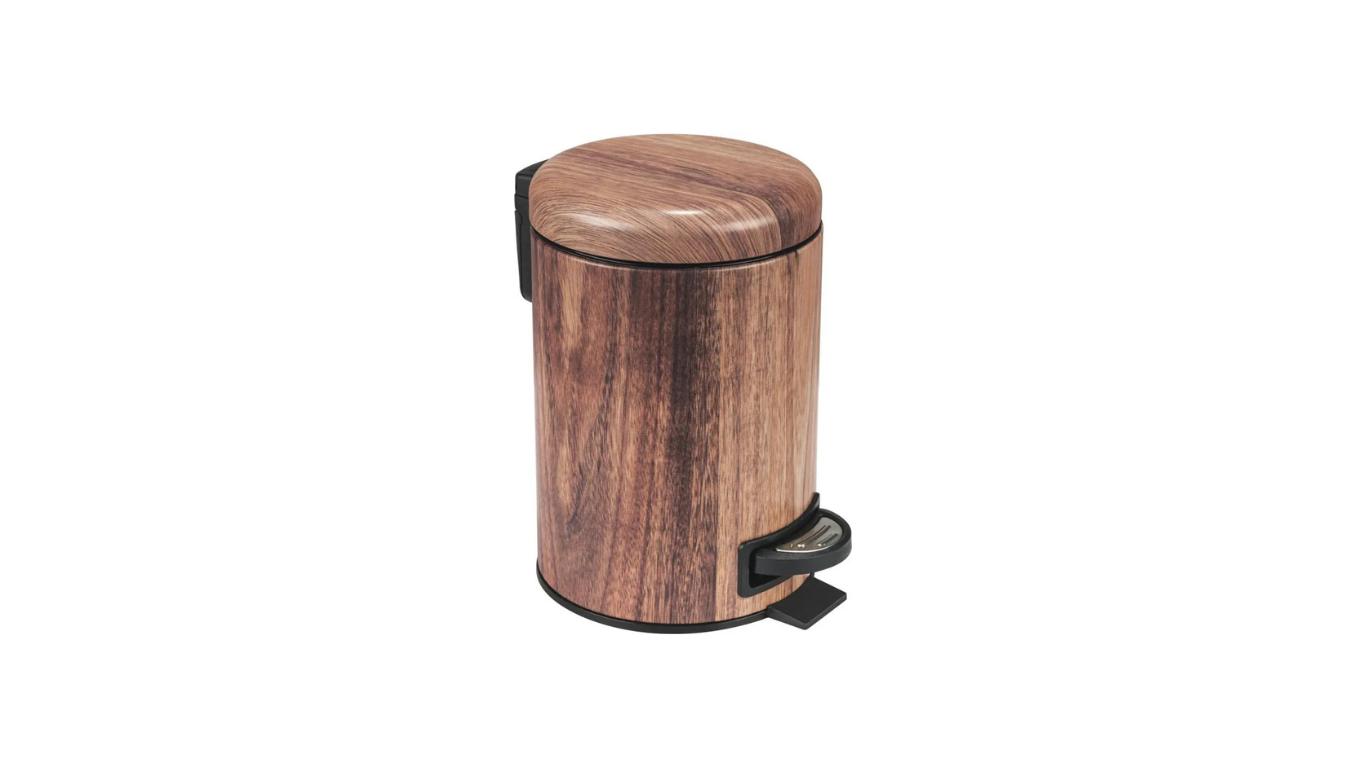 Cosmetic pedal bin Acacia 3 ltr. By Wenko.de